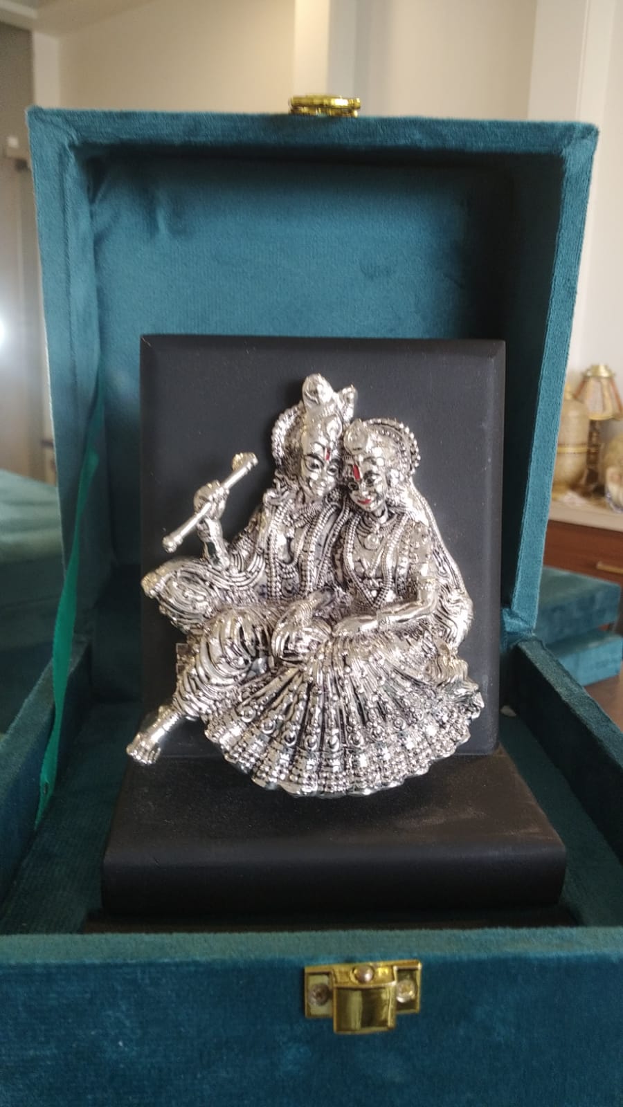 Radha Krishna JI 4'' W/box