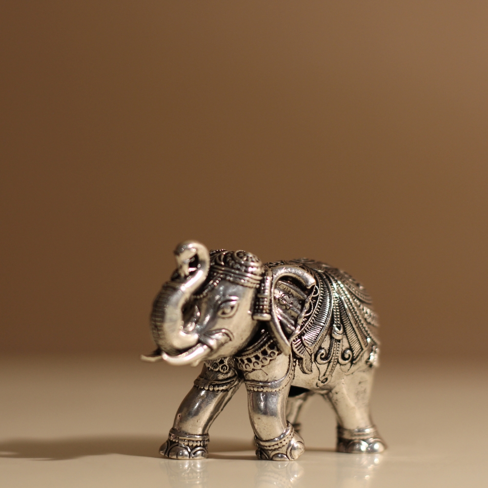 Brass Elephant 1'' - 5