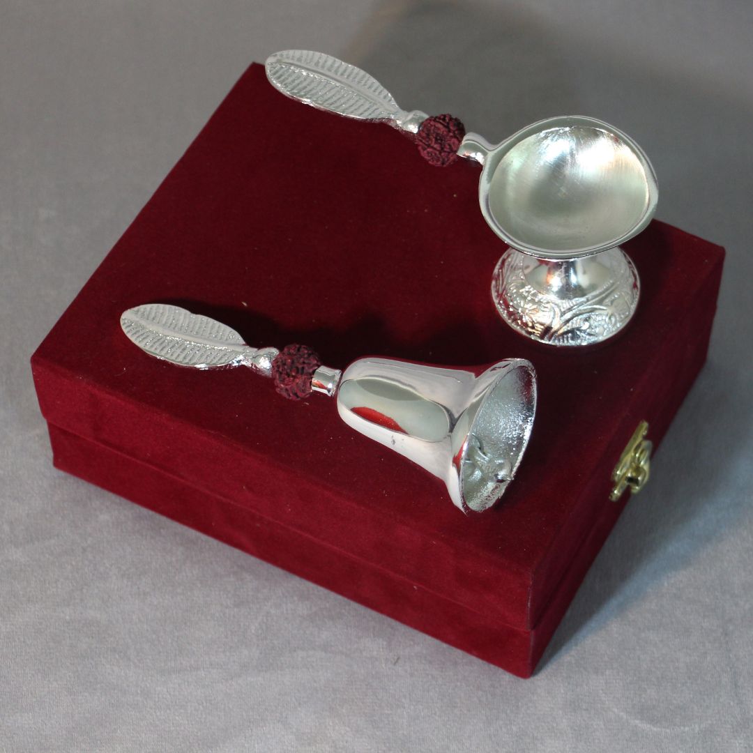 Ghanti Diya Set Rudraksh W/b - 4
