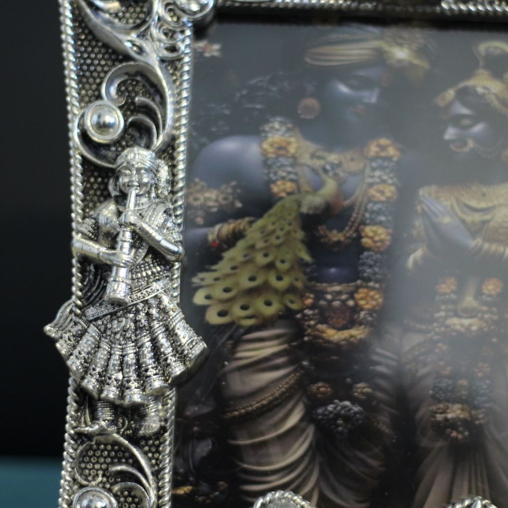 Photo Frame Baraat Silver W/Box - 6
