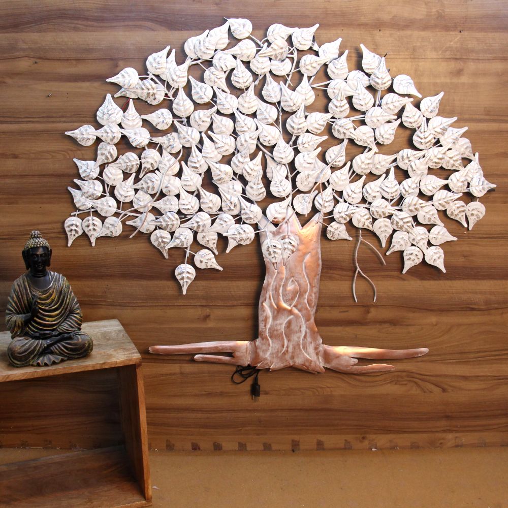 Iron Wall White Tree Big 43X36''
