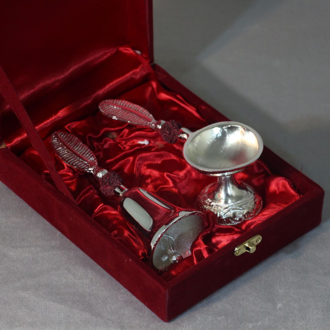 Ghanti Diya Set Rudraksh W/b - 3