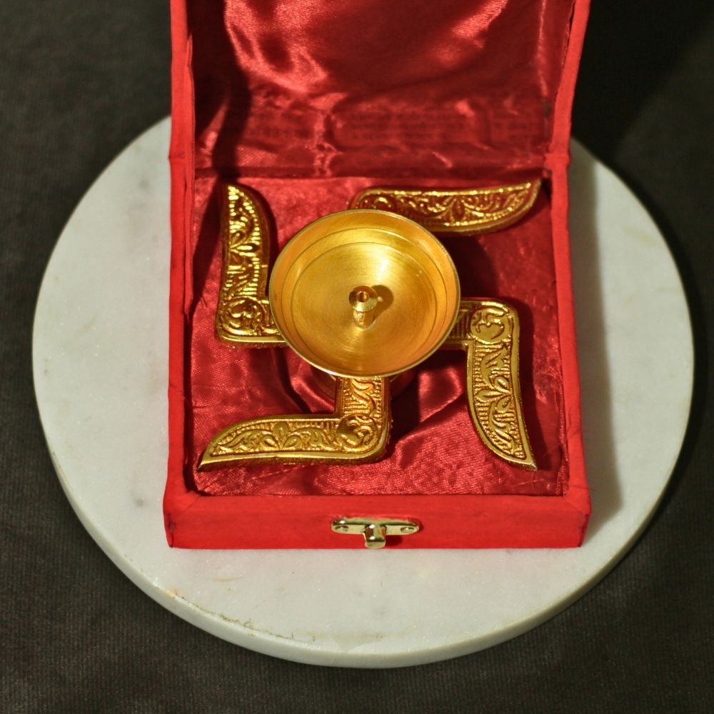 Swastik Diya With Box - 3