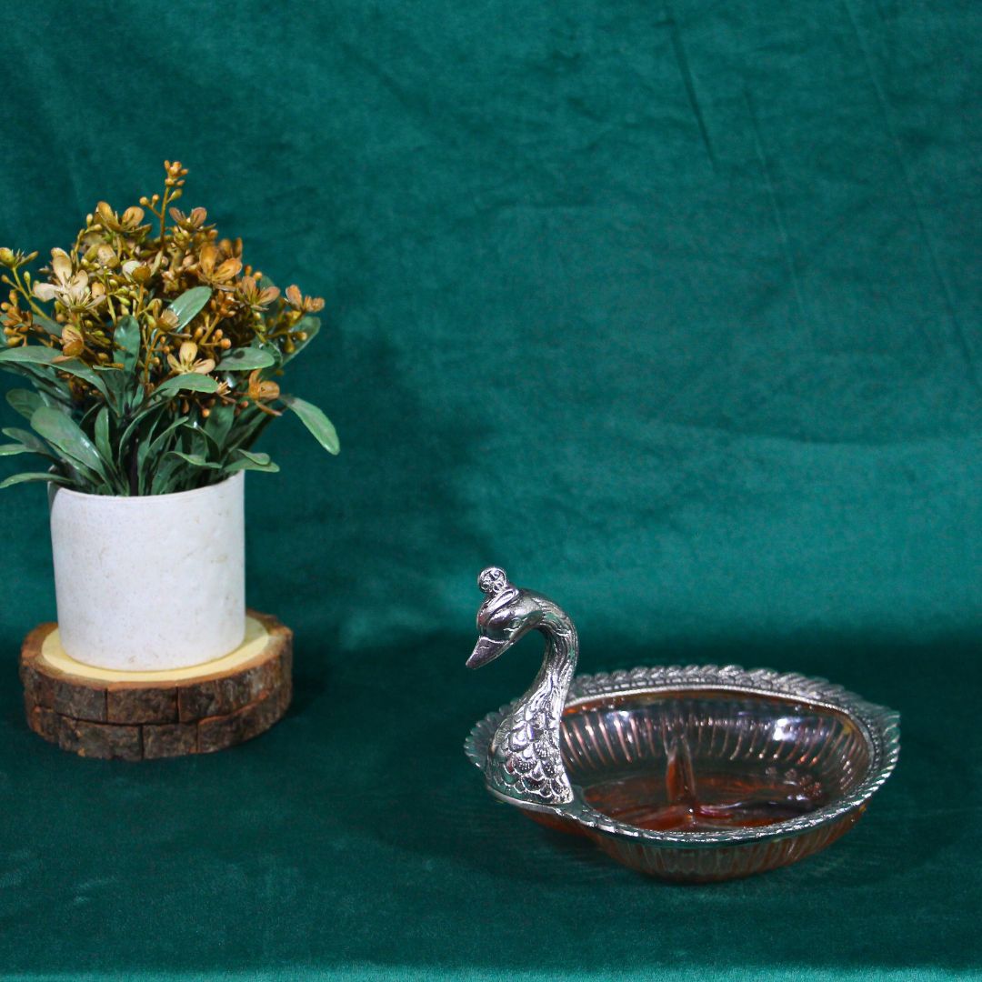 Paan Tray Peacock Plate