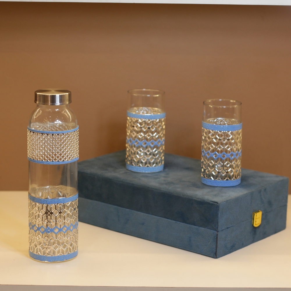 New Bottle 2 Glass Set