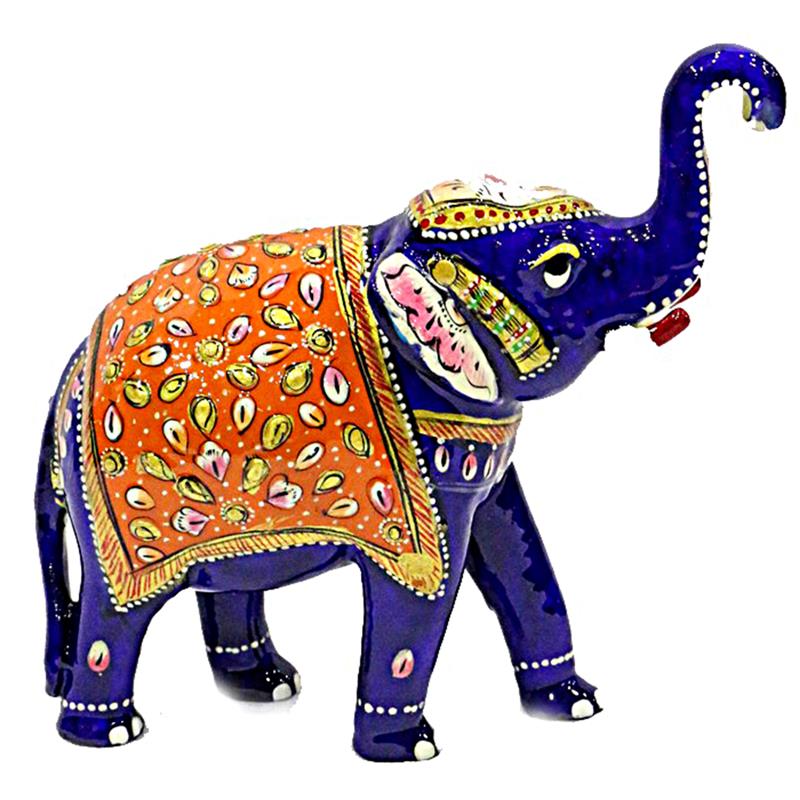 HANDCRAFTED METAL MINA ELEPHANT 4