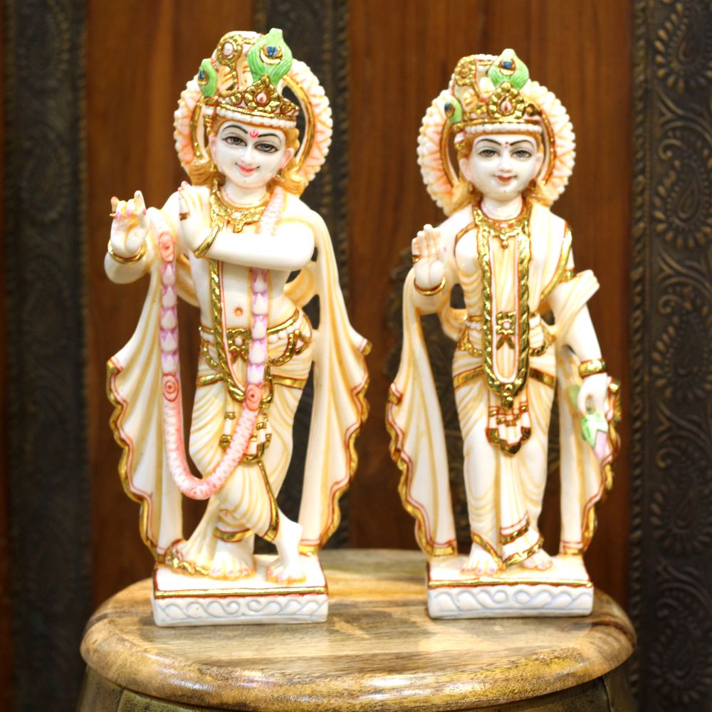 100553 Radha Krishna Idol - 4