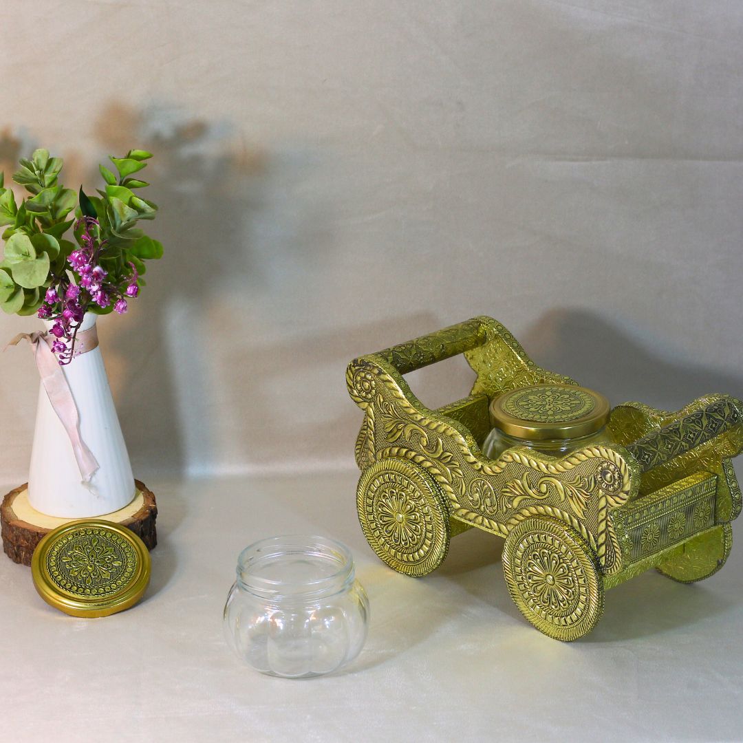 2 Jar Dryfruit Box Trolly - 3