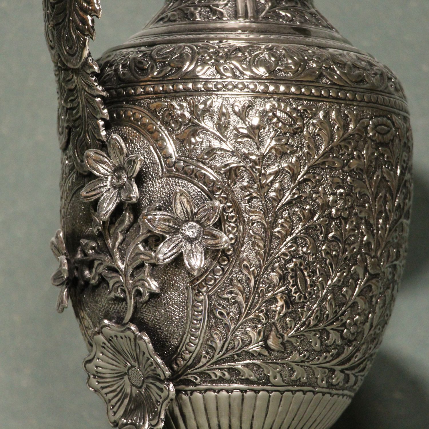 Brass Peacock Flower Pot - 14