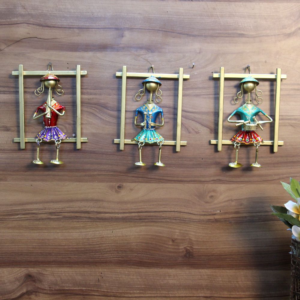 Iron Musical wall 3 lady leg Frame - 4