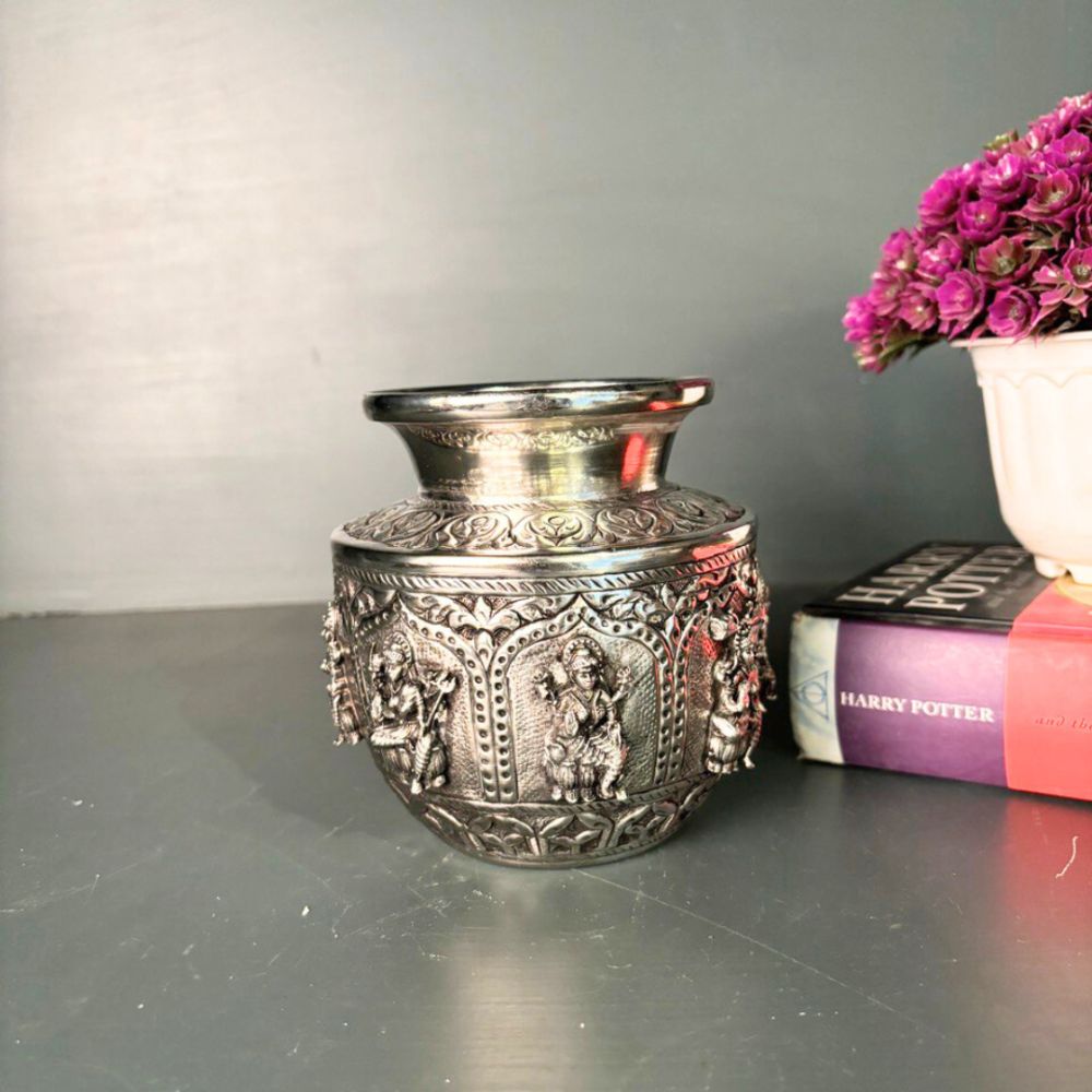 Small Brass Kalash God Figure