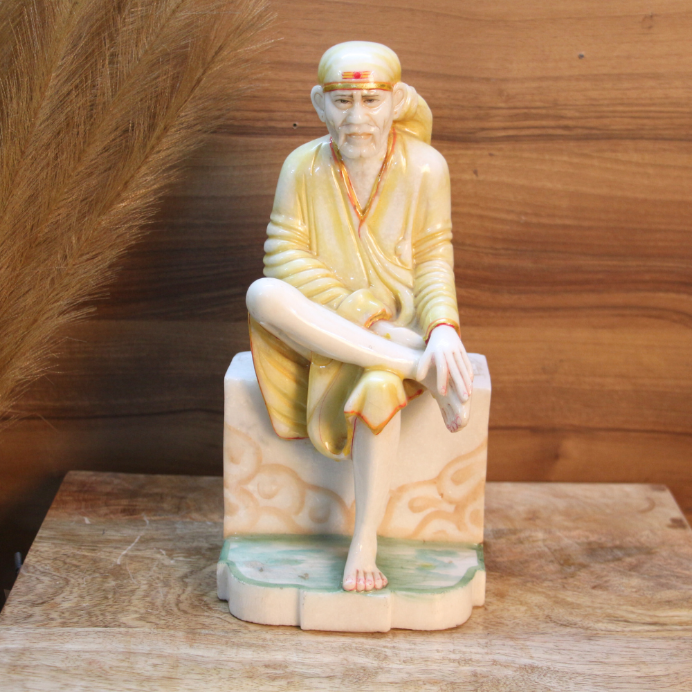 Marble Sai Baba Idol - 4