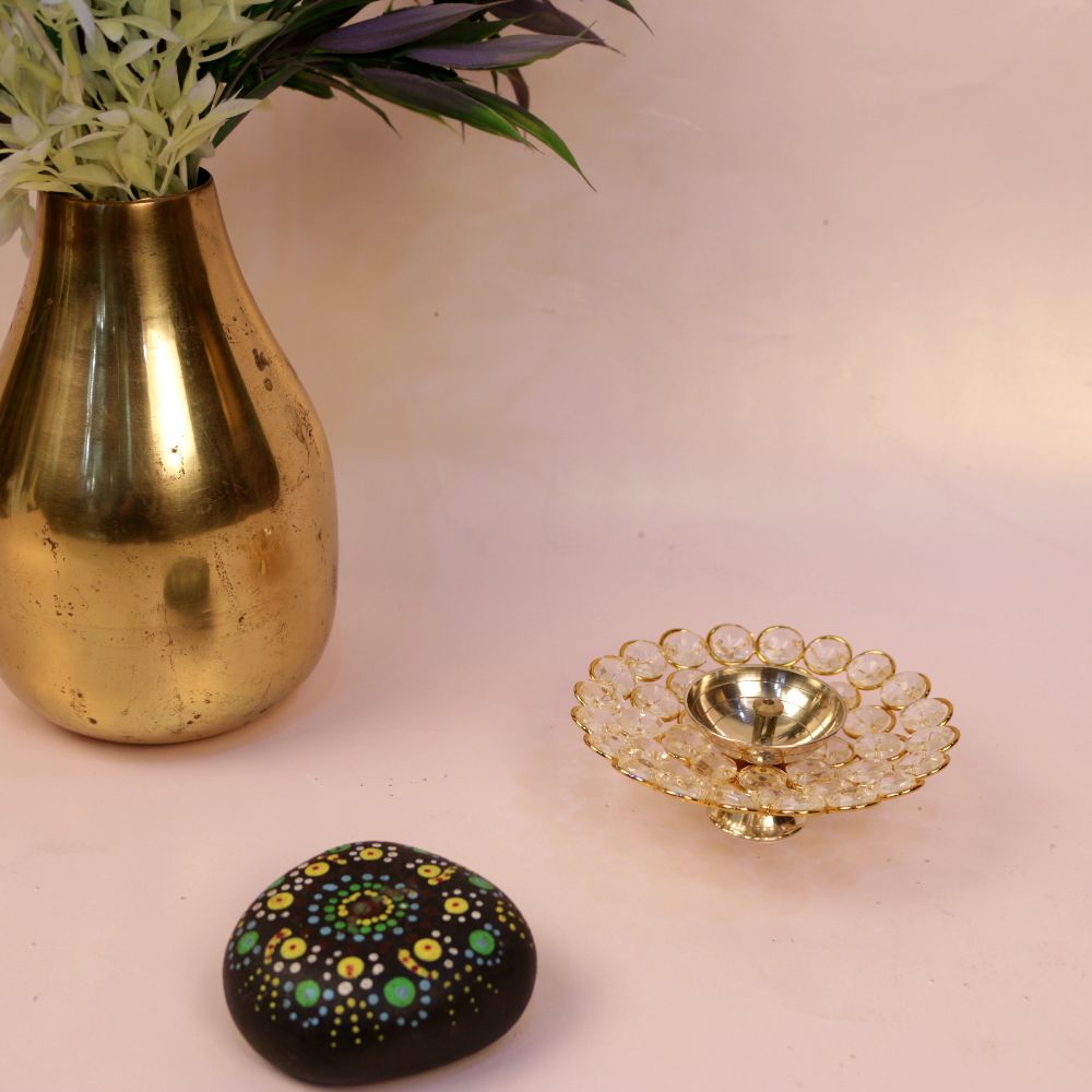 CRYSTAL DEEPAK GOLD LARGE - 3