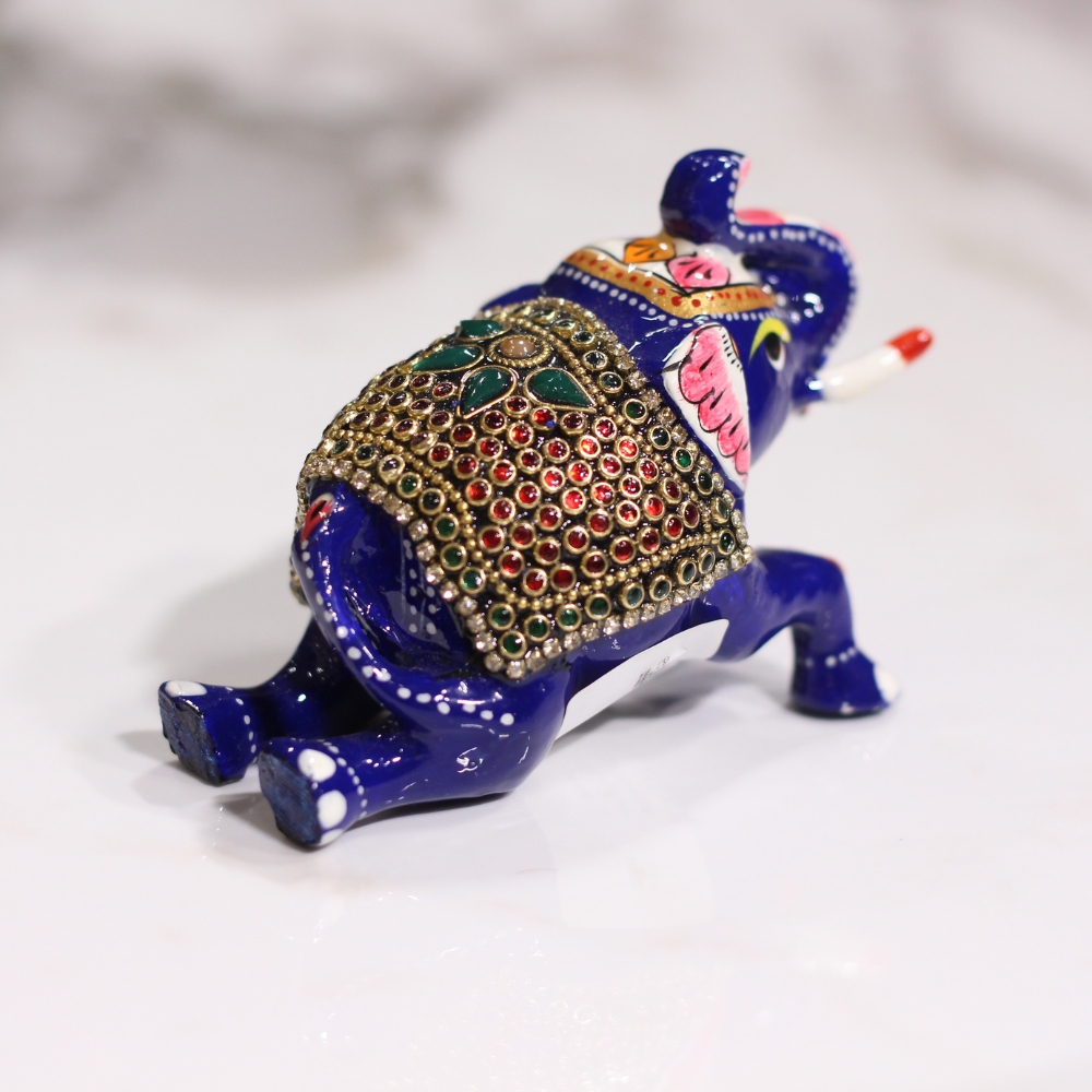 Sitting Elephant Carpet Stone 3'' - 6