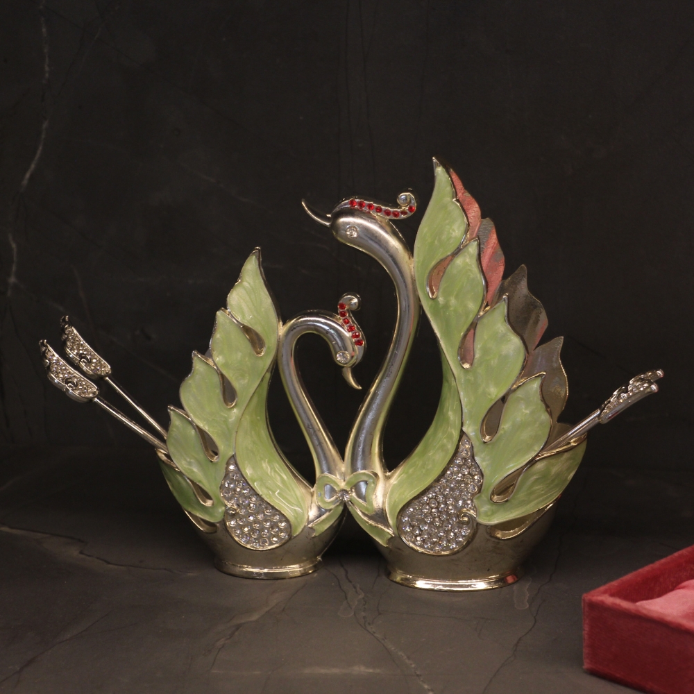 German Silver Duck Spoon W/b - 6