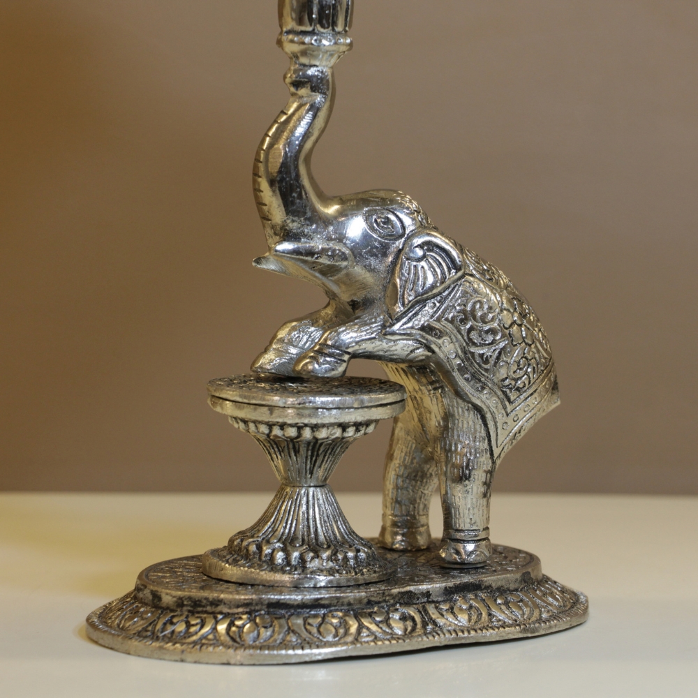 Metal Elephant Samai Diya New - 3
