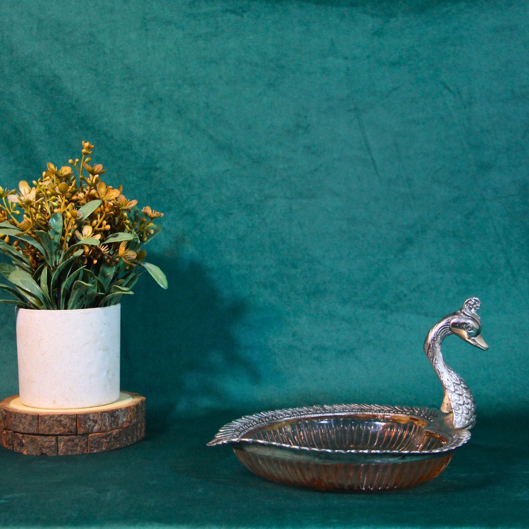 Paan Tray Peacock Plate - 6