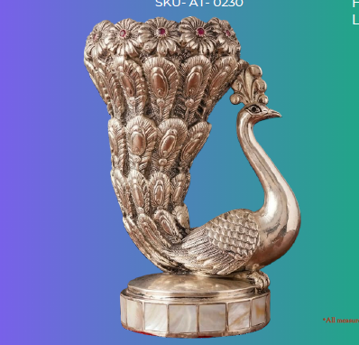Peacock Vase Single