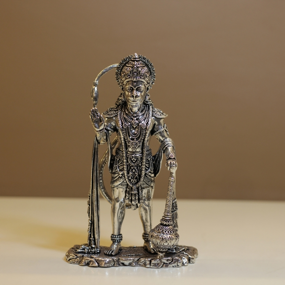 Brass Standing Hanuman Ji - 5