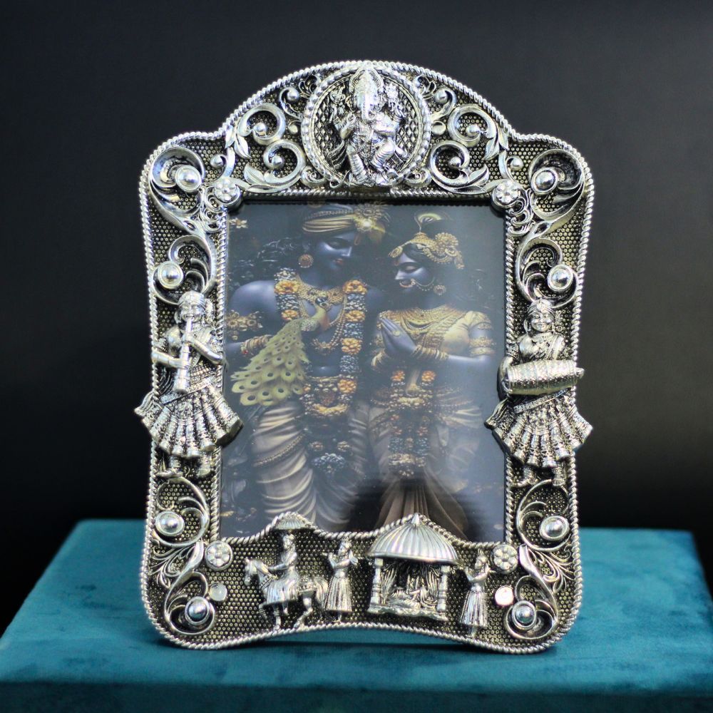 Photo Frame Baraat Silver W/Box