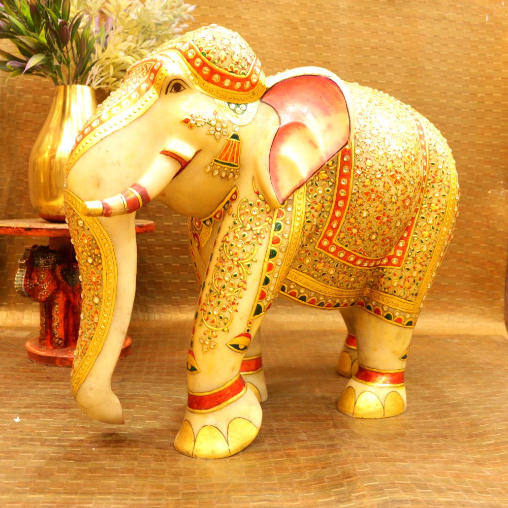 MARBLE ELEPHANT LARGE