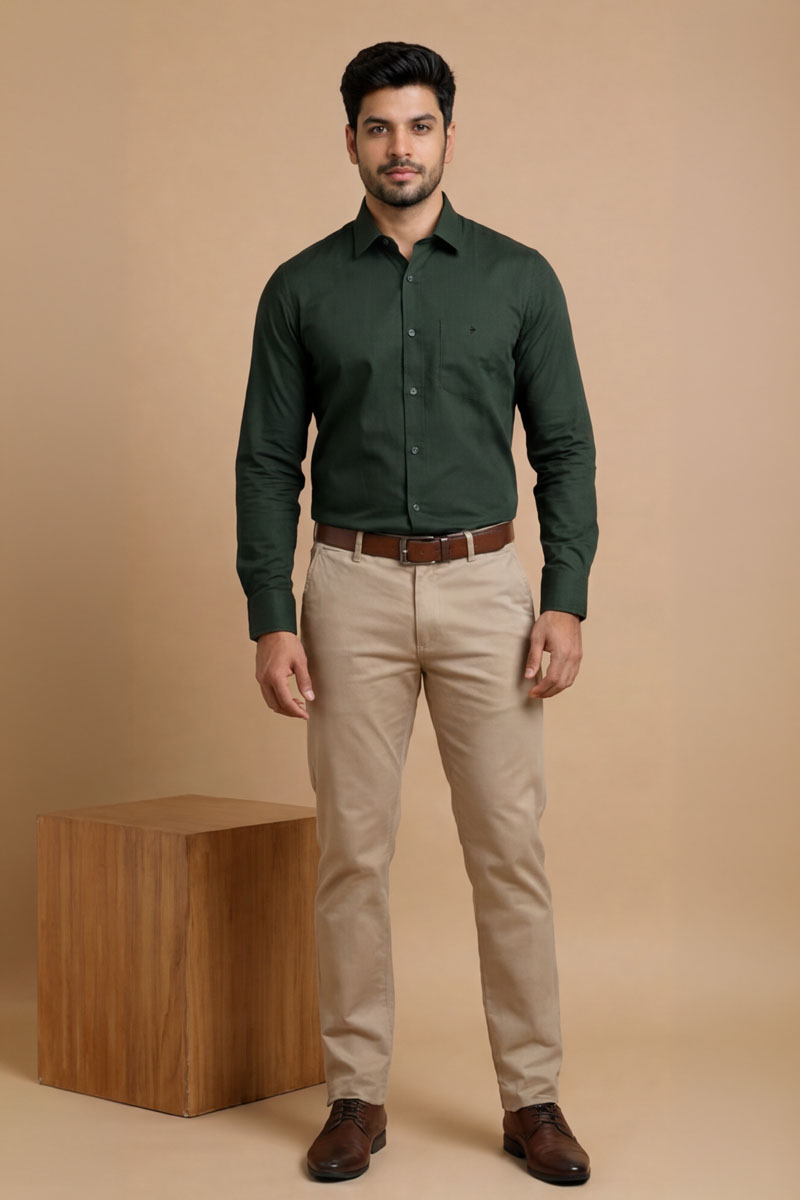 Premium Forest Green Shirt - D-Green
