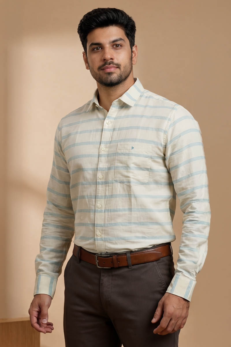 Green Classic Shirt - L-Green - 4