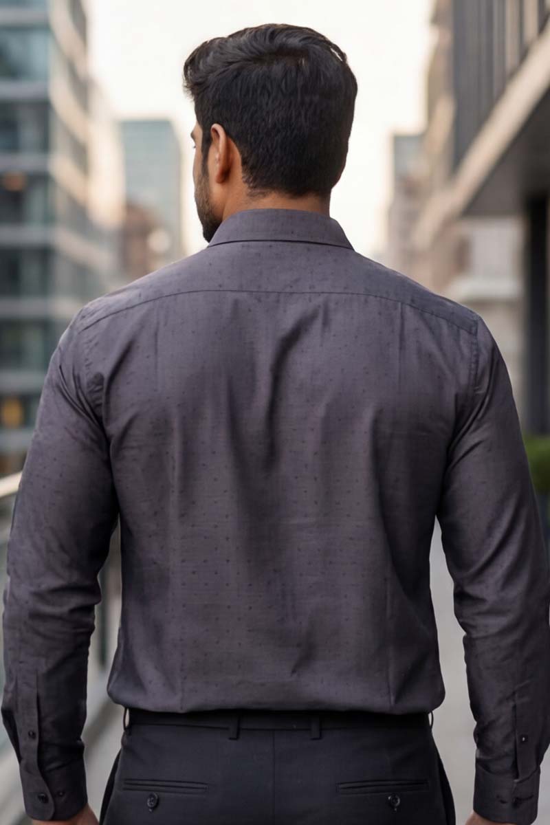 Long Sleeve Shirt (Grey) - 6