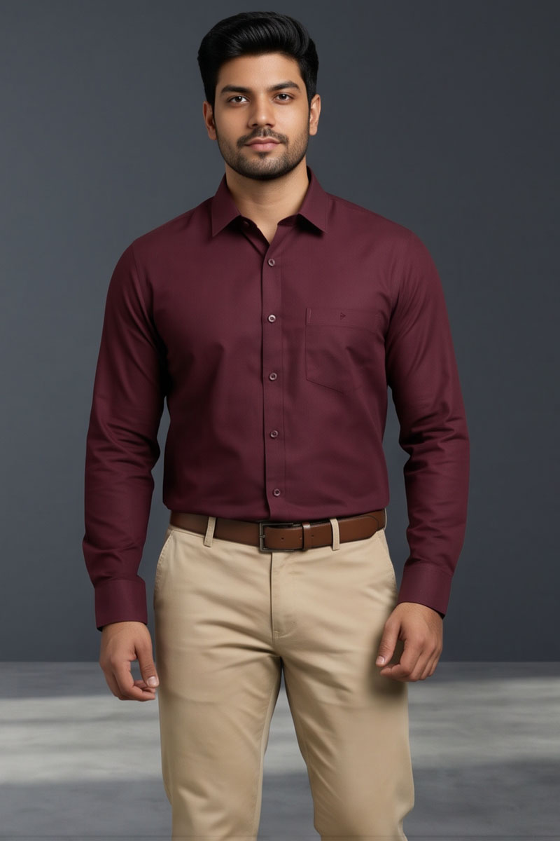 Heritage Maroon Shirt - Maroon - 4
