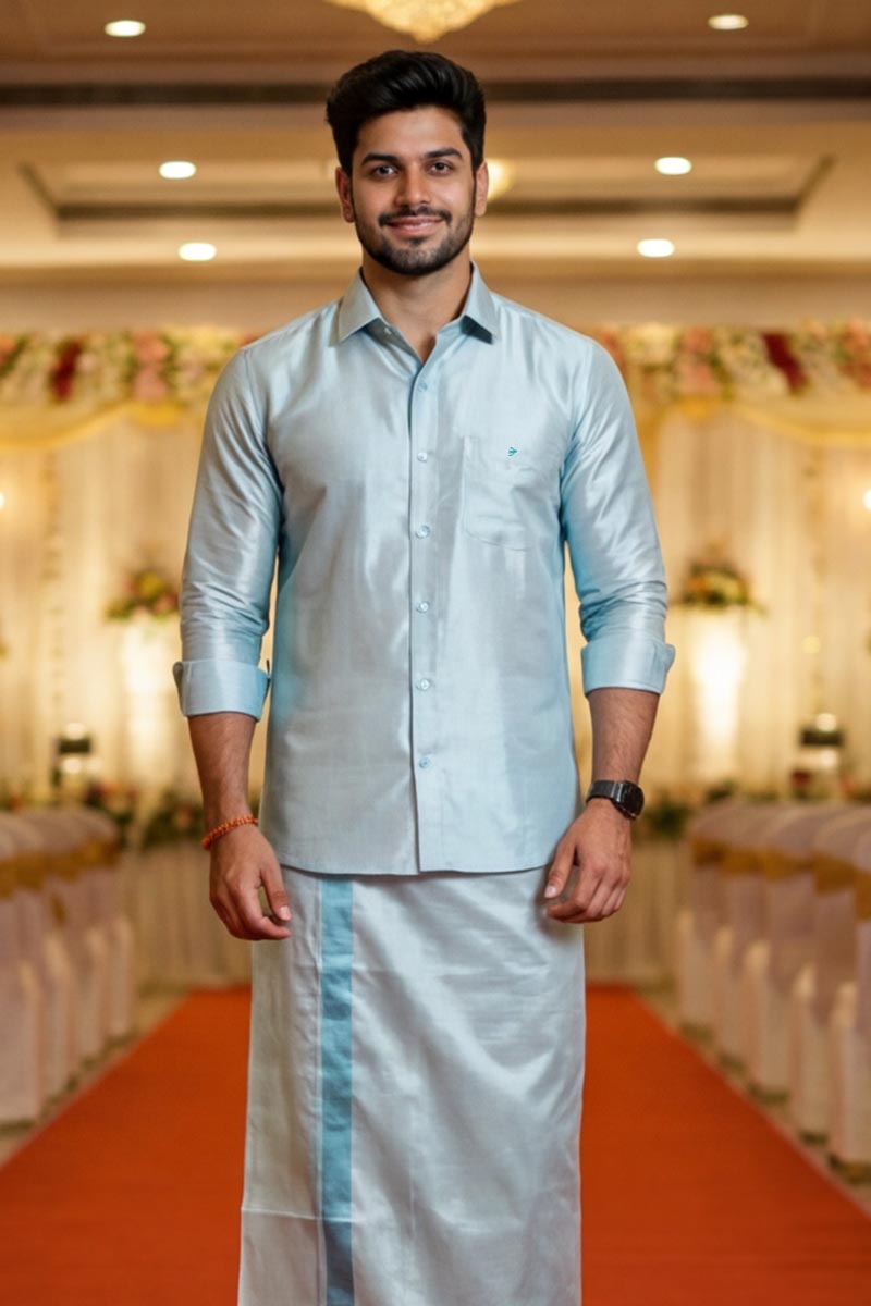 Elite Frost Formal Shirt - S-BLUE - 5