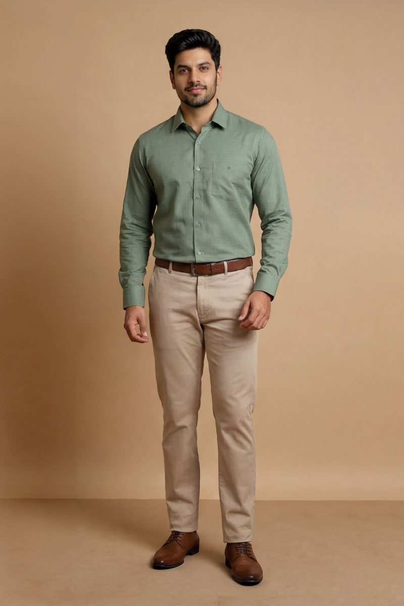 Executive Ash Green shirt -Ash Green