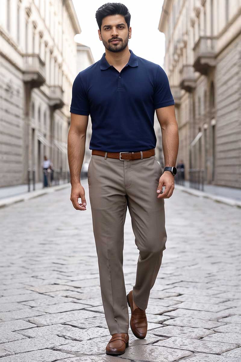 Urban Khaki Trousers- Khaki