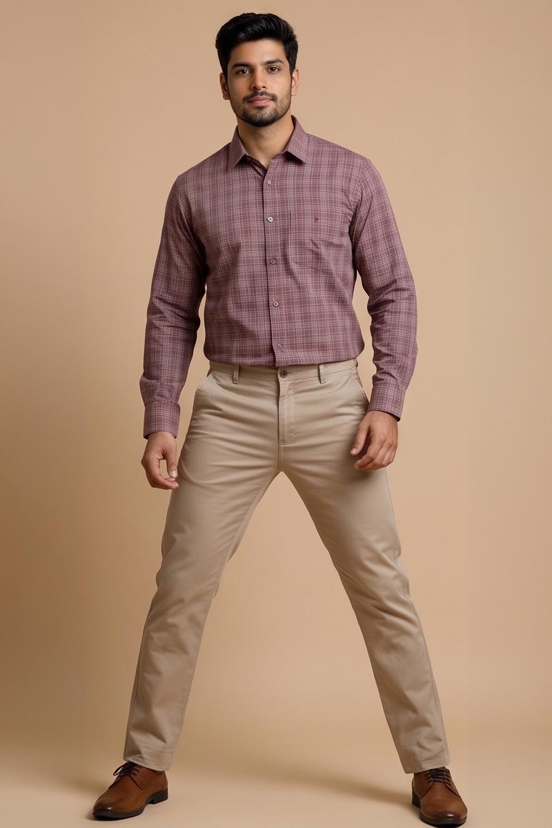 Plaid Button-down (Onion) - 4