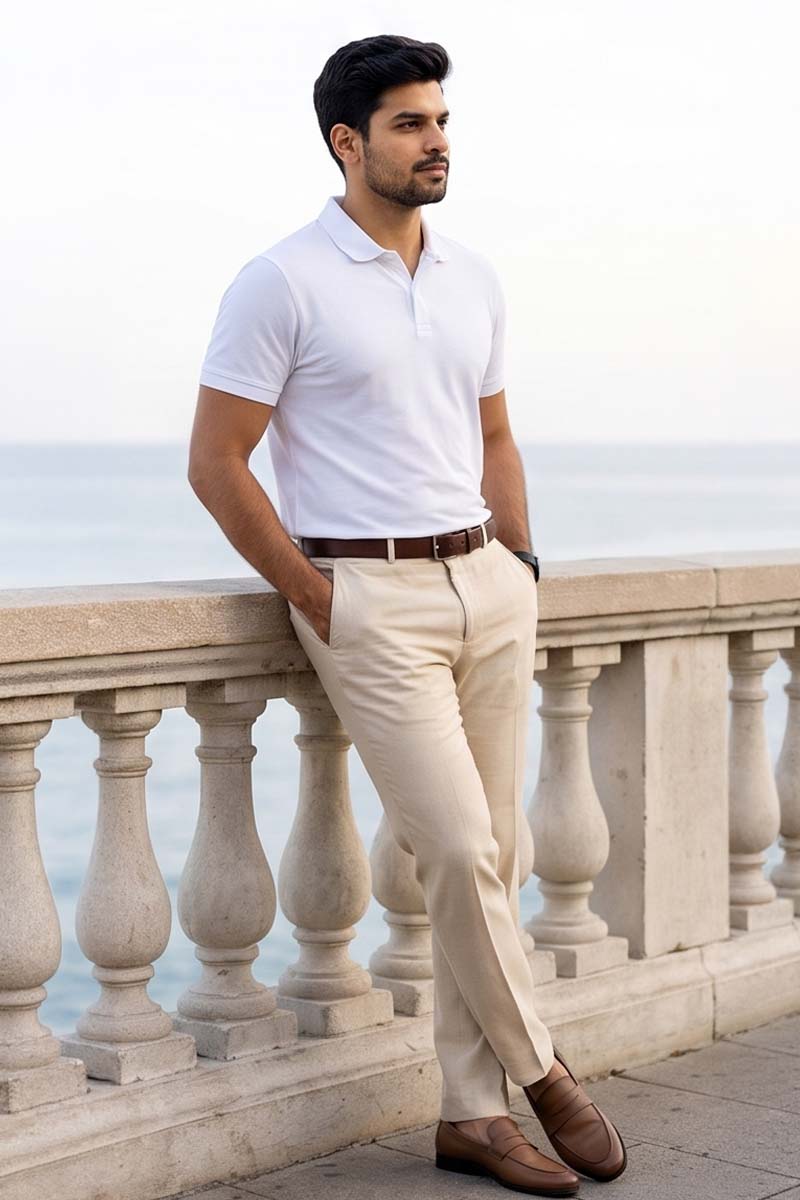 Ivory Luxe Trousers - Cream - 5