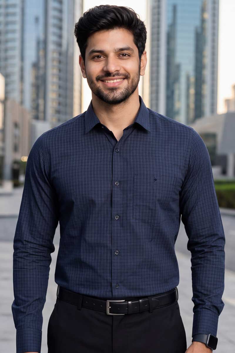 The epitome of sophisticated urban style (Navy) - 2