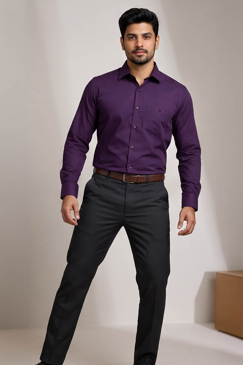 Merlot Classic Shirt - Wine