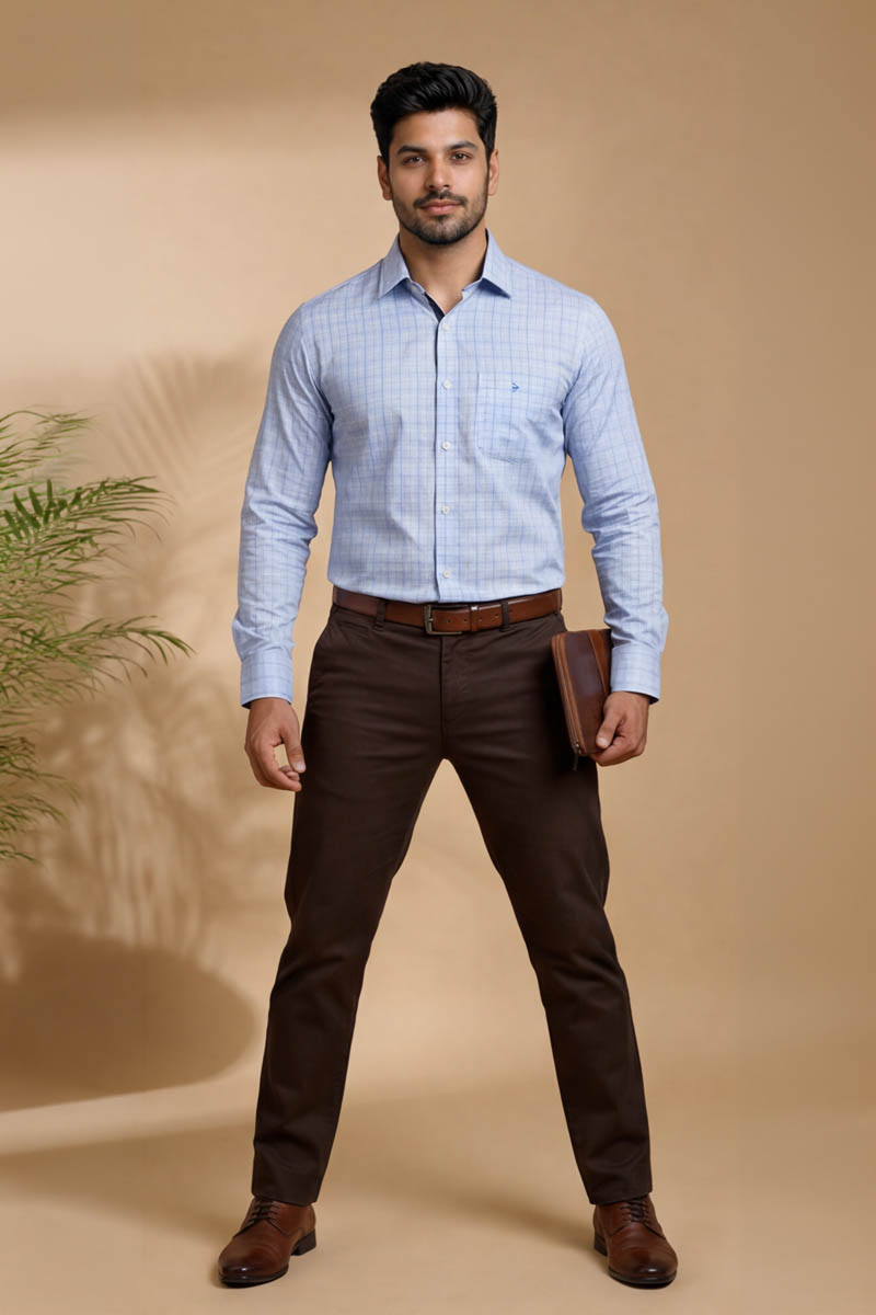 Aqua Blue Premium Shirt - T -Blue - 2
