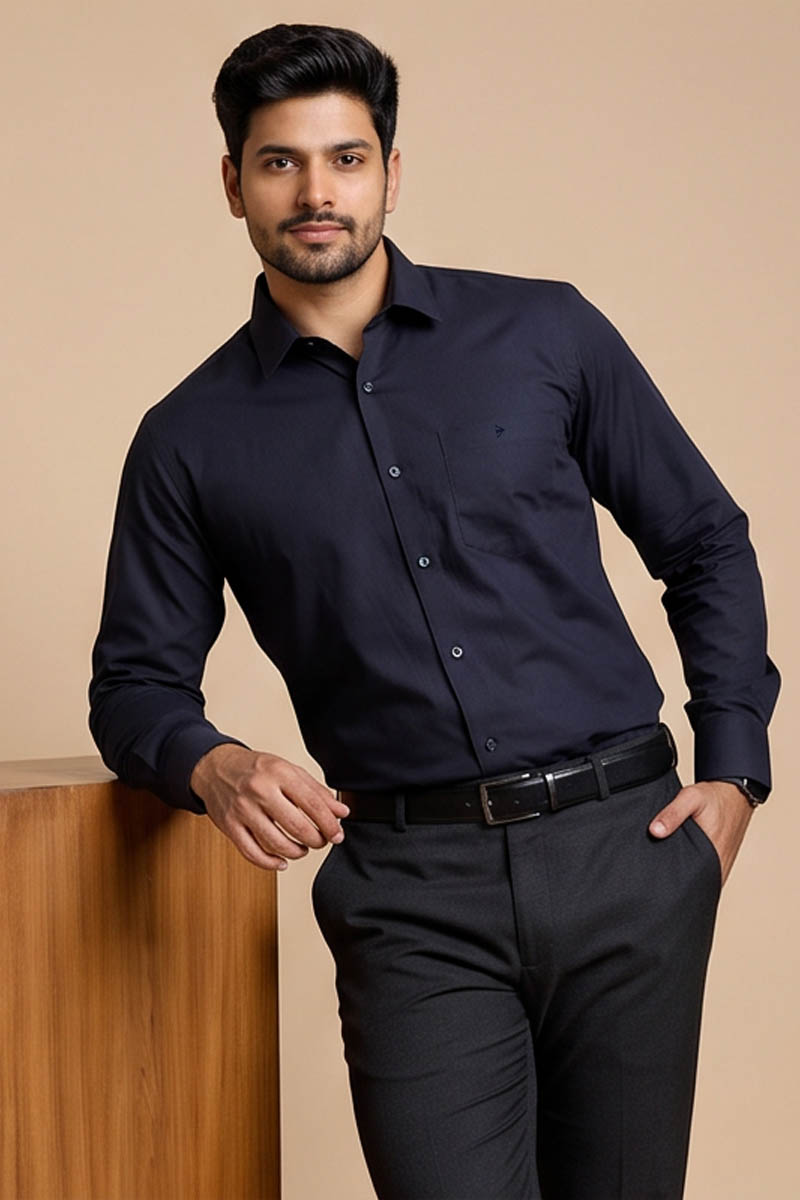 Navy Signature Shirt - Navy - 2