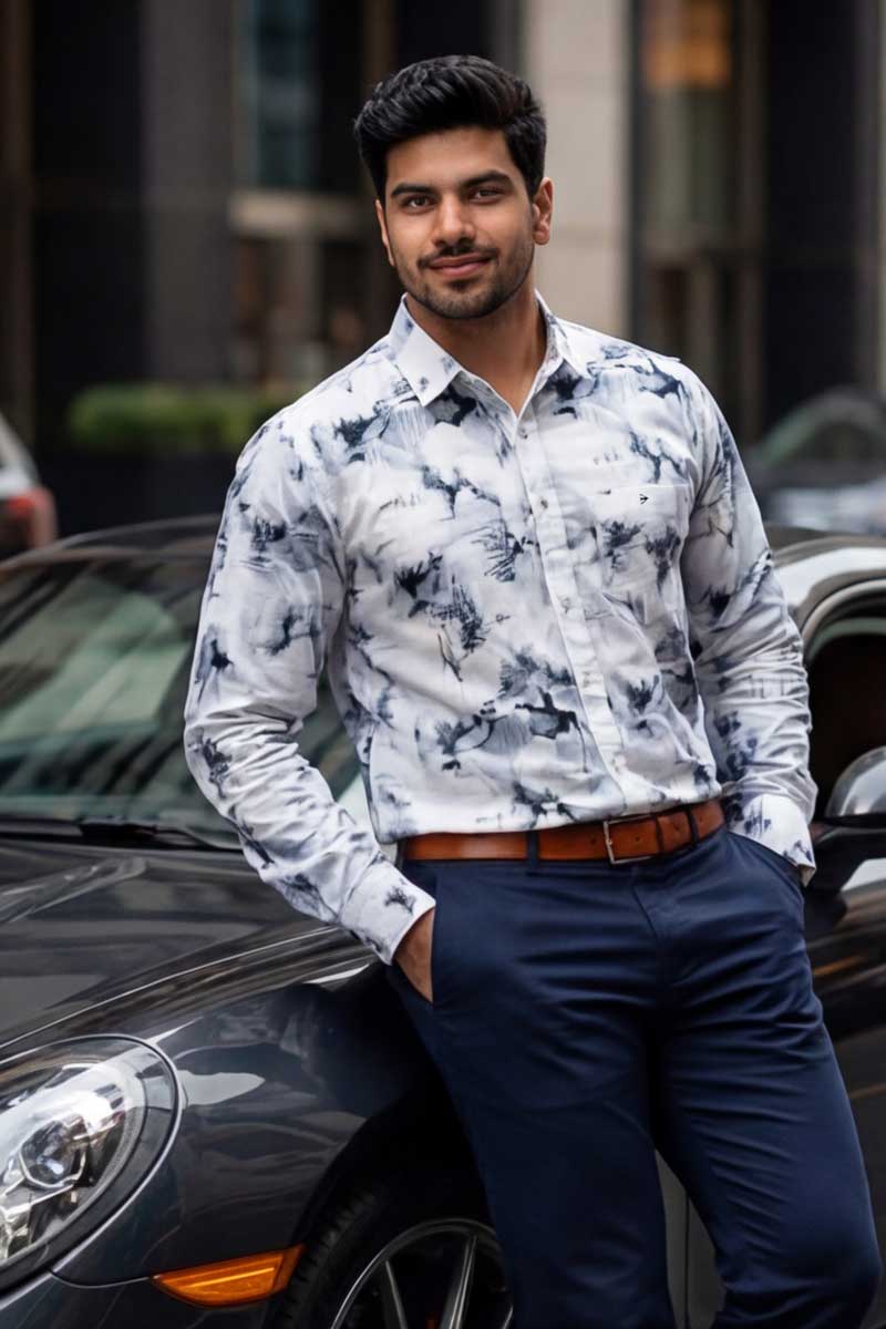 SHIRT - Urban Landscape Long Sleeve Shirt (ASH) - 5