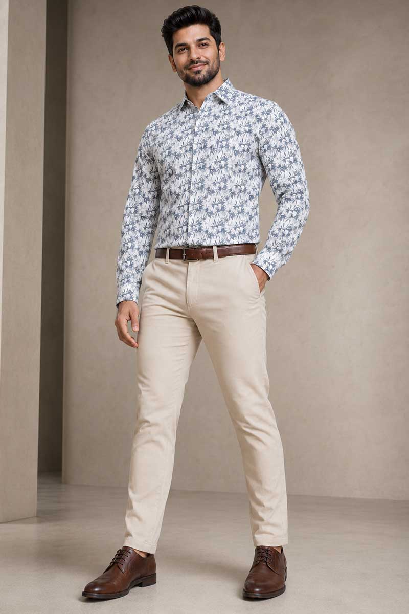Silver Mist Shirt -White-Grey - 4