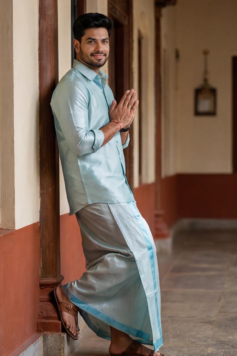 Elite Frost Formal Shirt - S-BLUE - 3