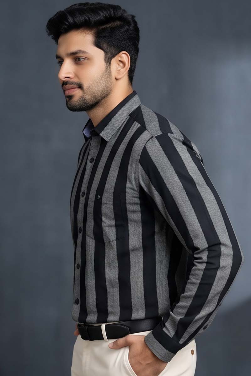Royal Black Shirt - Black - 5
