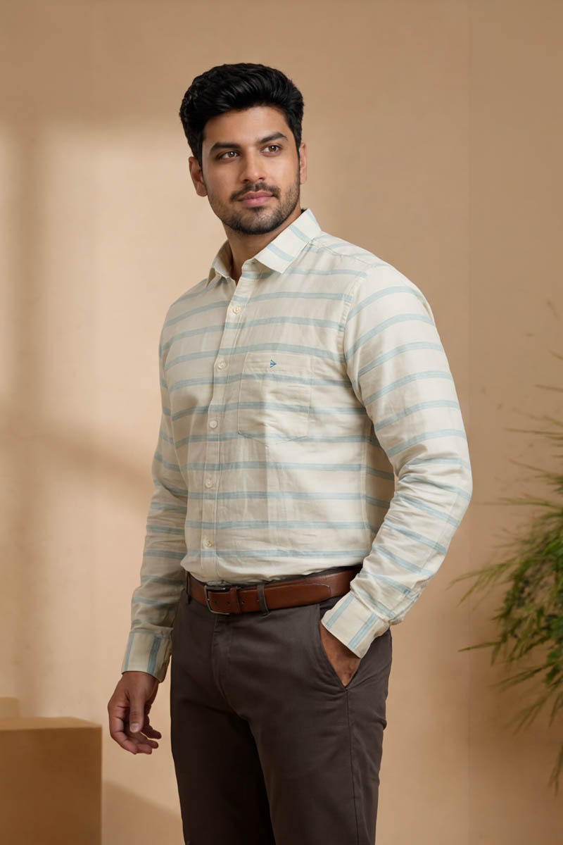 Green Classic Shirt - L-Green - 5