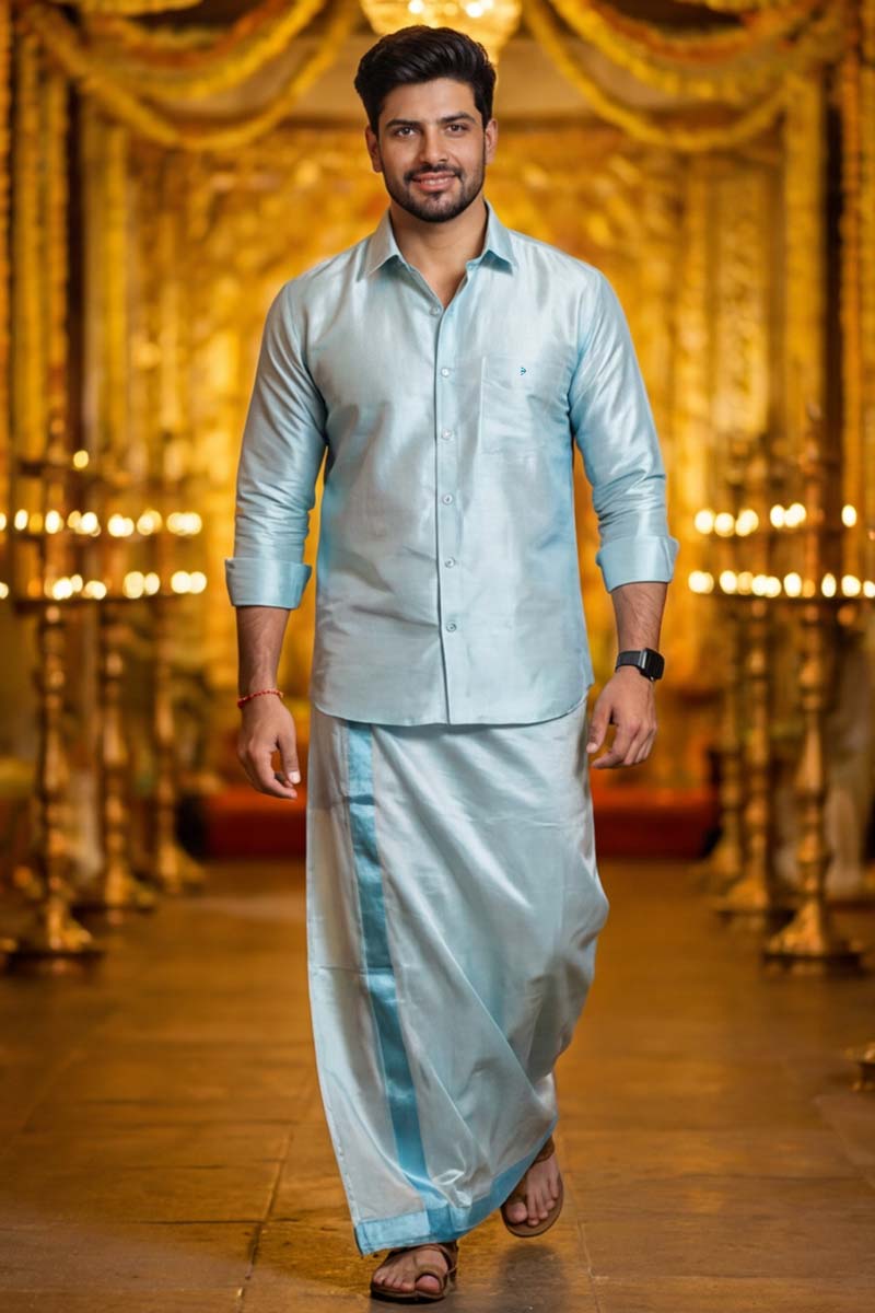 Elite Frost Formal Shirt - S-BLUE - 2