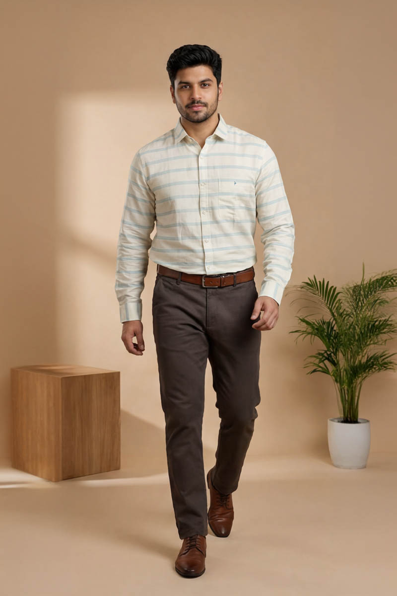 Green Classic Shirt - L-Green - 3