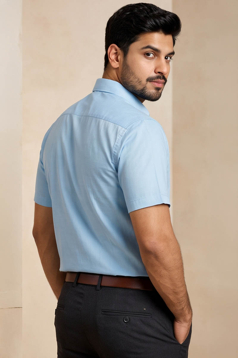 Ocean Blue Signature Shirt - T-Blue - 6