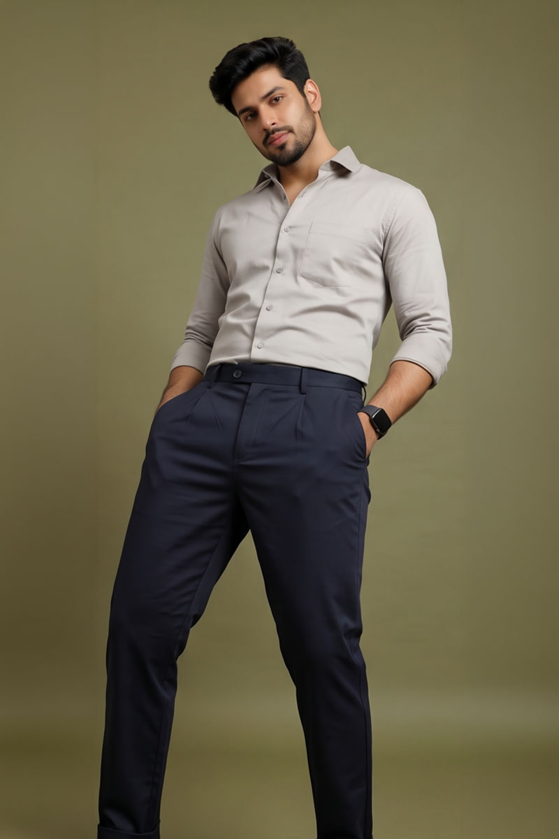 Men’s Navy Trousers - Navy - 4
