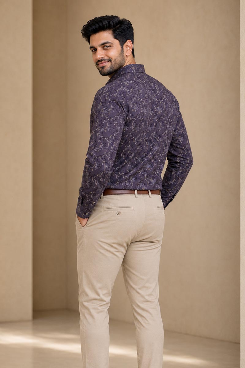 Lilac Charm Shirt -L-Purple - 6