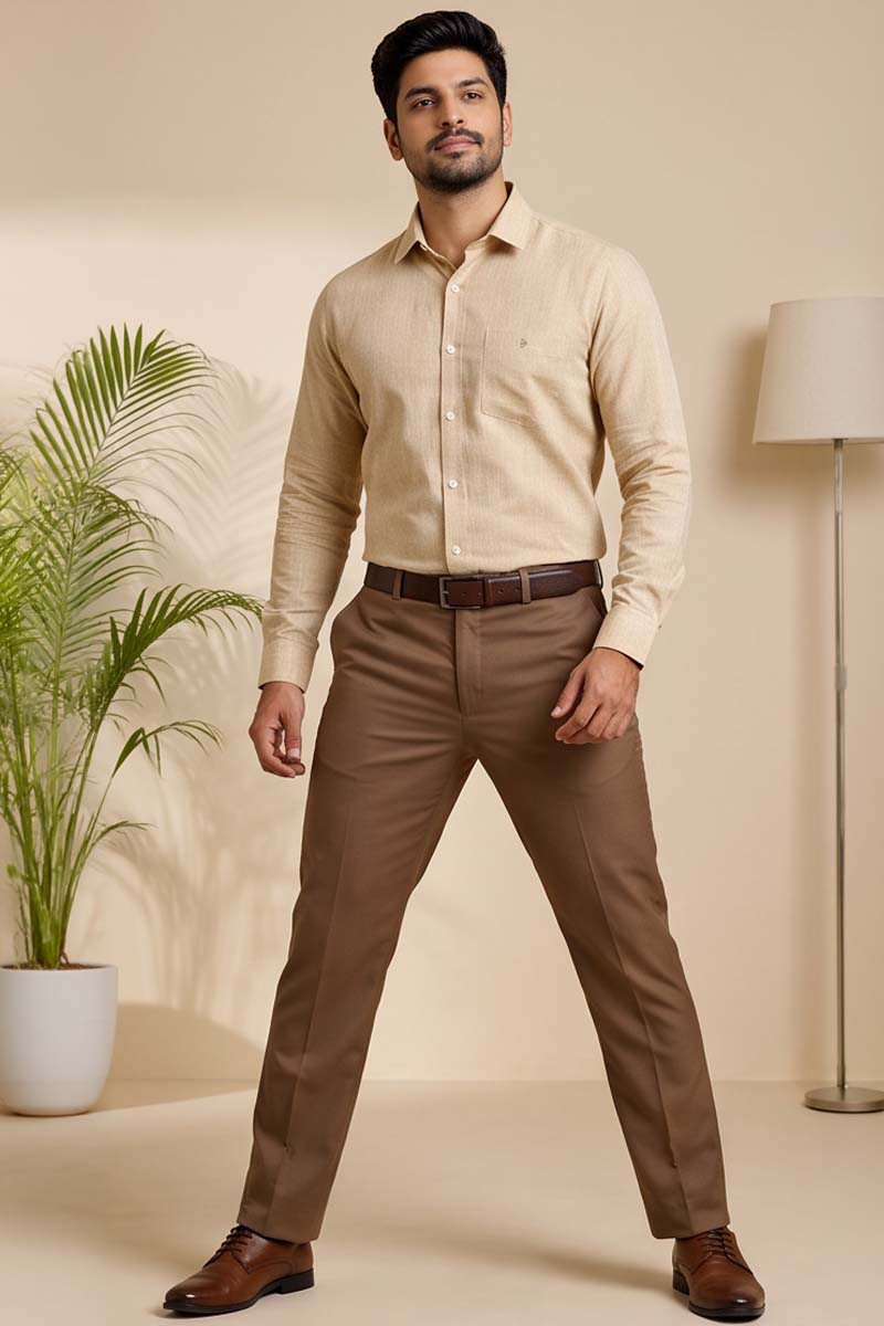 Sandstone Khaki Shirt -L-Khaki - 2