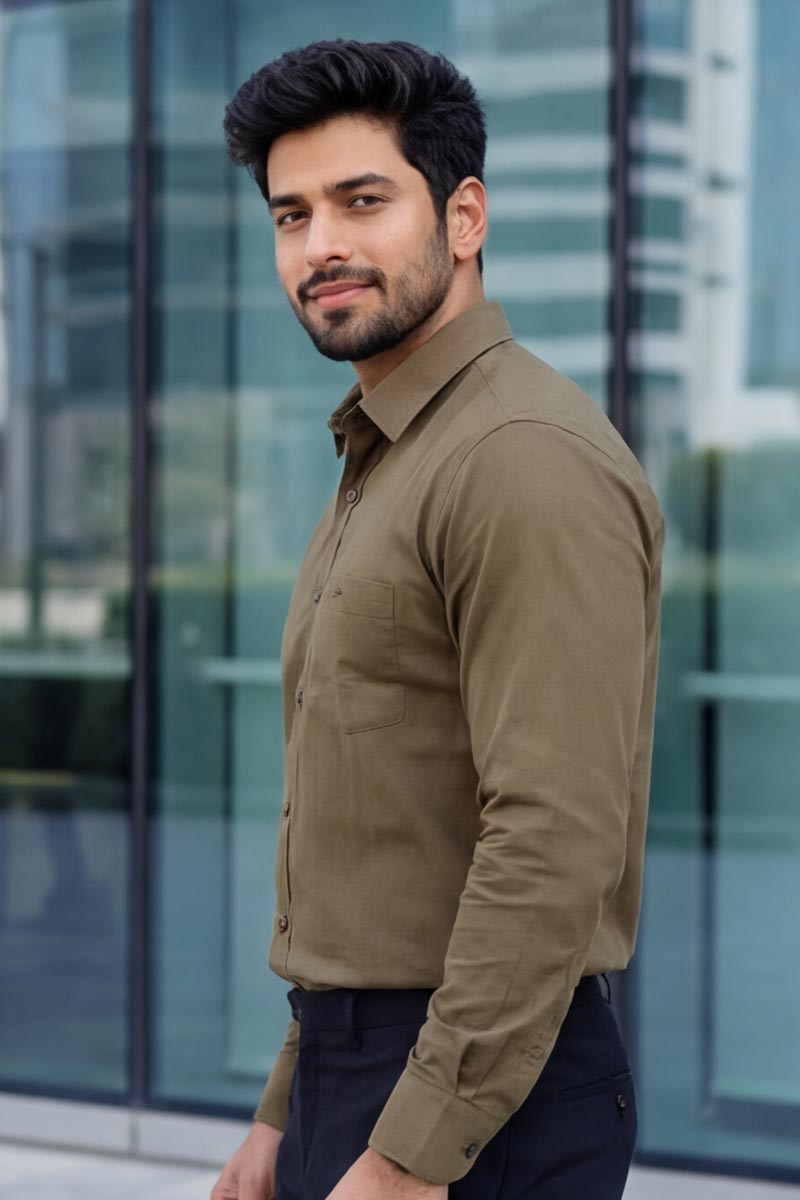 Shirt - Elevate your professional wardrobe with our Premium Gold Shirt - 4